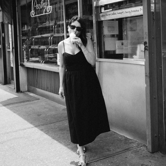 H&M Linen-blend Strappy Midi Dress - Picture 2 of 9